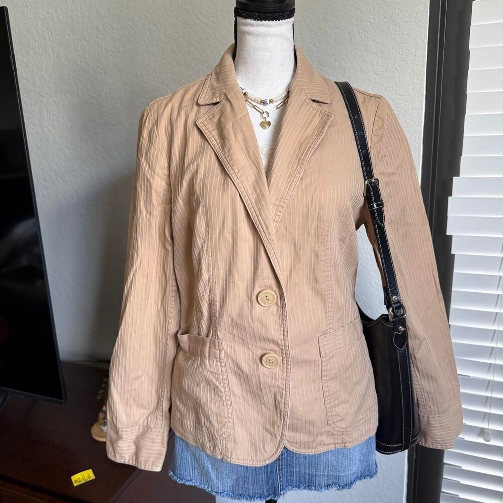 Apostrophe Women's Tan and Cream Jacket